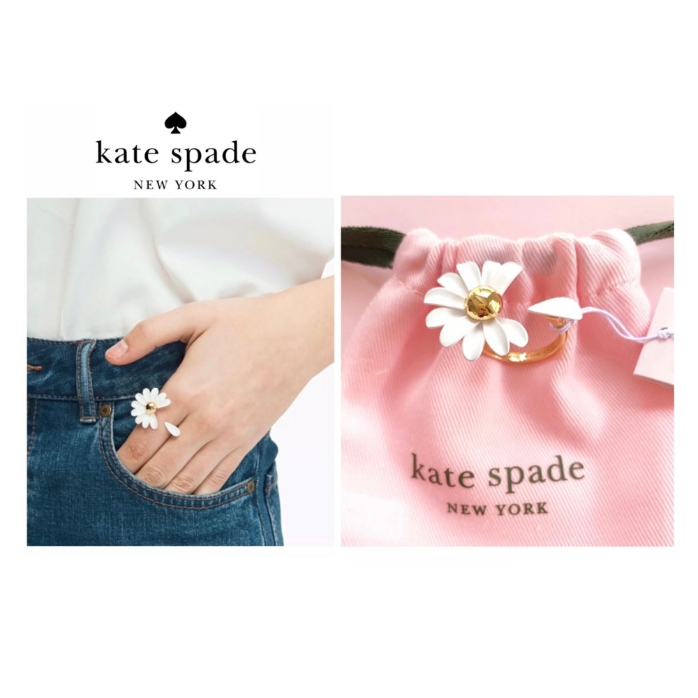 NWT Kate Spade ♠️ DAZZLING DAISIES Flower Ring